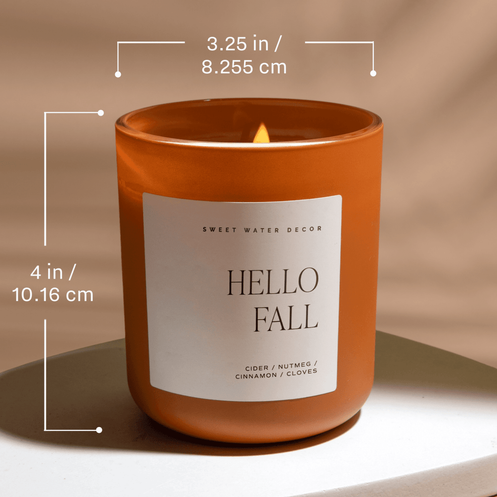 
                      
                        Sweet Water Decor Pumpkin Spice Soy Candle - Orange Matte Jar - 15 oz - lily & onyx
                      
                    