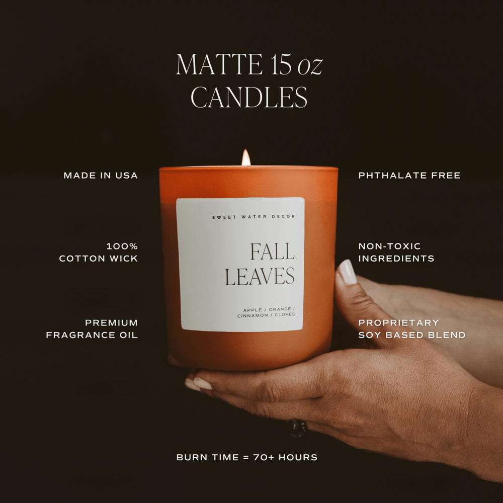 
                      
                        Sweet Water Decor Pumpkin Spice Soy Candle - Orange Matte Jar - 15 oz - lily & onyx
                      
                    