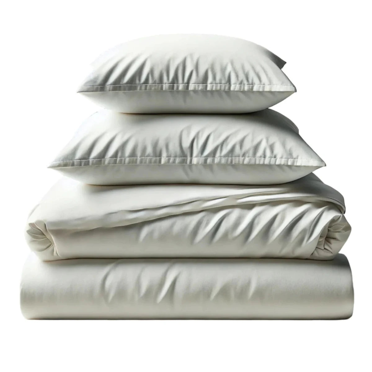 Pure Fiber Bamboo Viscose Duvet Cover + 2 Pillow Shams Set | 250 Thread Count