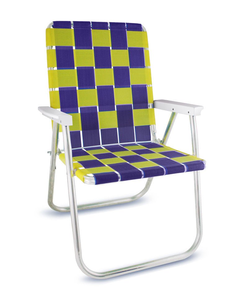 Lawn Chair USA Purple & Yellow Classic Chair - lily & onyx