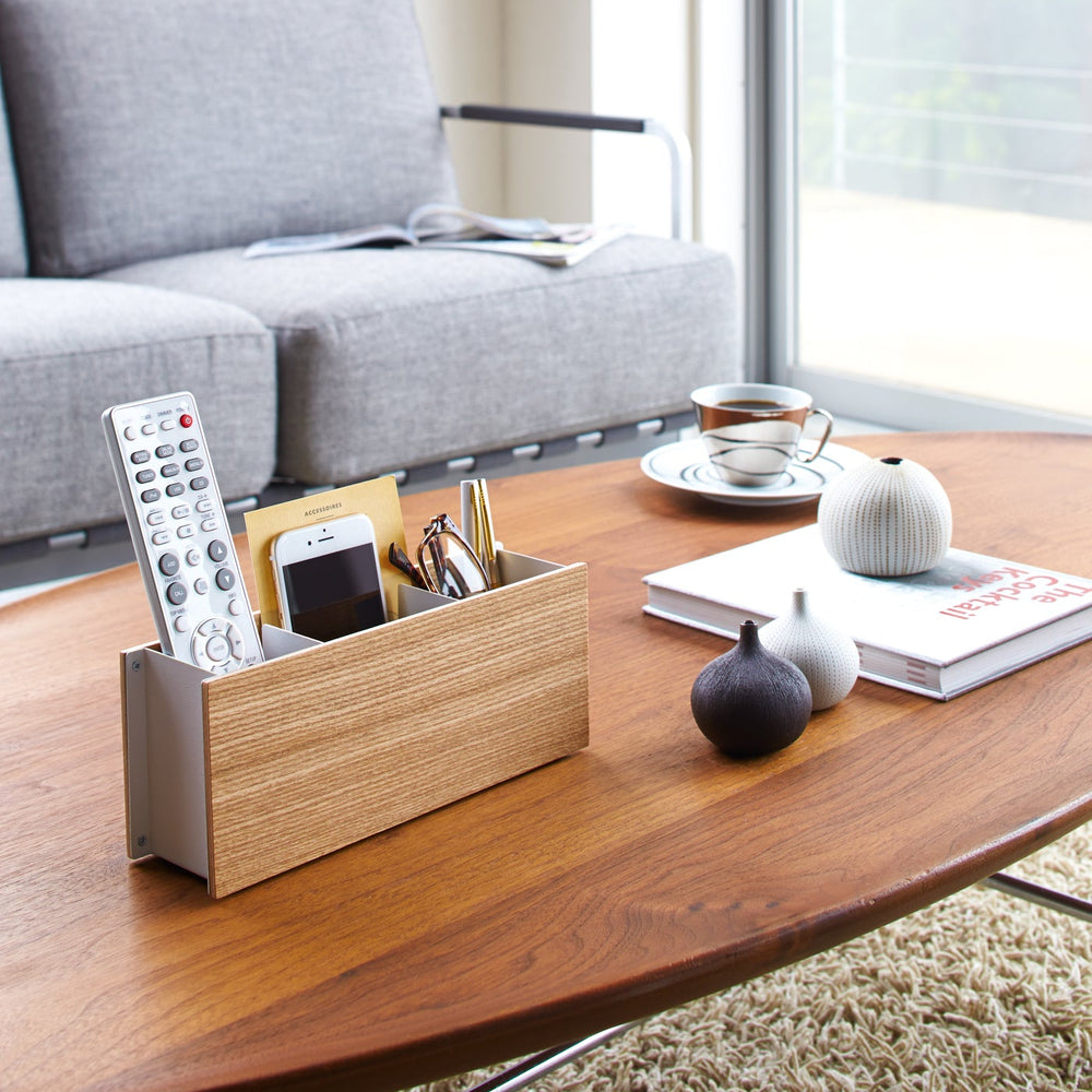 Three Compartment Desk Organizer