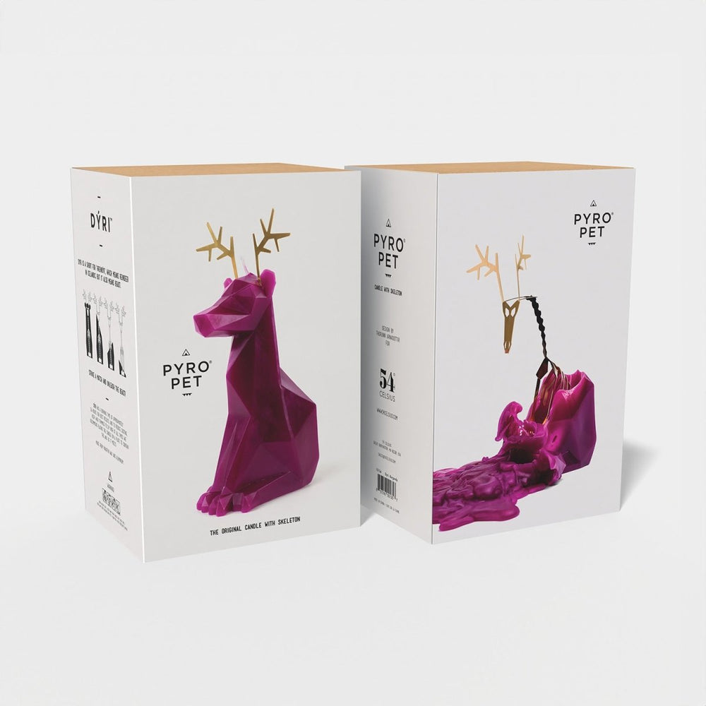 
                      
                        54Celsius PyroPet Dyri Reindeer Candle - Burgundy - lily & onyx
                      
                    