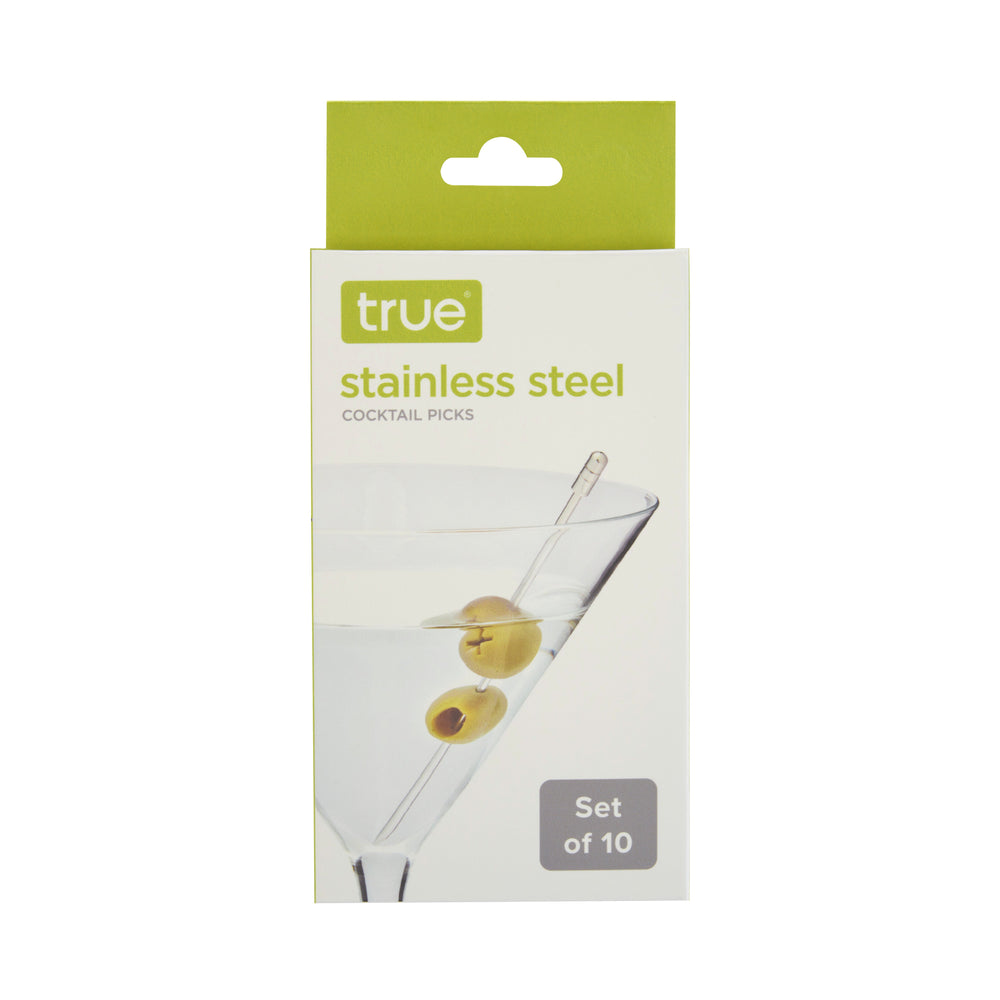 
                      
                        Stainless Steel Cocktail Picks, Set of 10
                      
                    