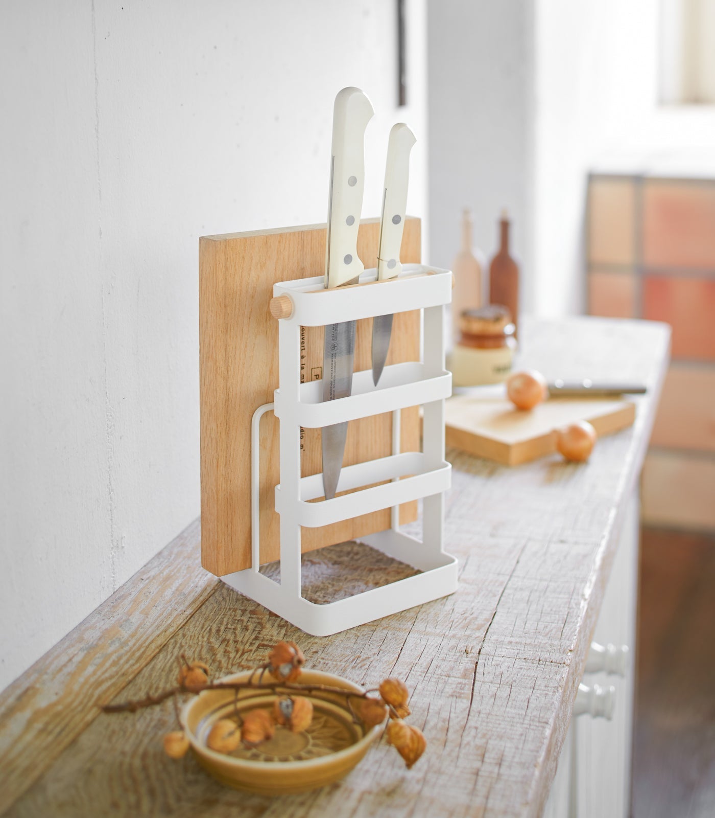 Knife & Cutting Board Stand
