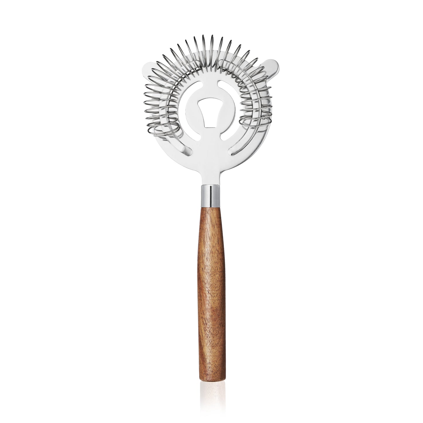 Cocktail Strainer with Acacia Wood Handle