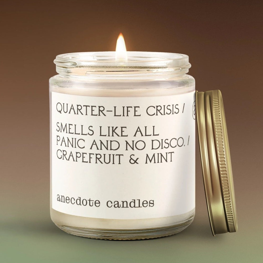 Anecdote Candles Quarter - life Crisis Candle - lily & onyx