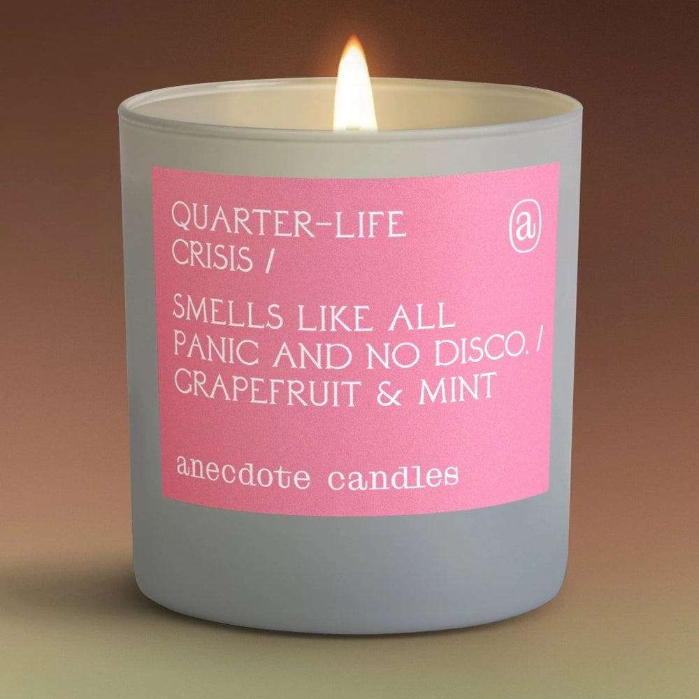 Anecdote Candles Quarter - life Crisis Candle - lily & onyx