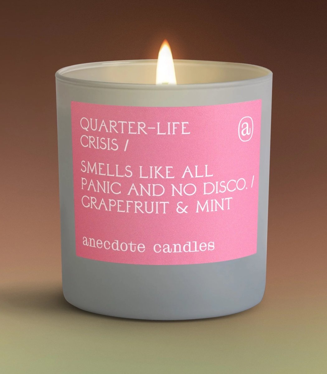 Anecdote Candles Quarter - life Crisis Candle - lily & onyx