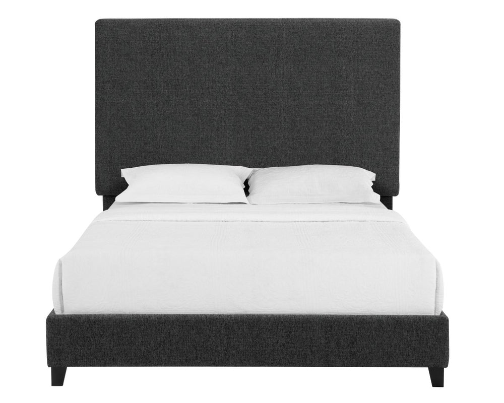 
                      
                        Walker Edison Queen Size Charcoal Grey Upholstered Platform Bed - lily & onyx
                      
                    