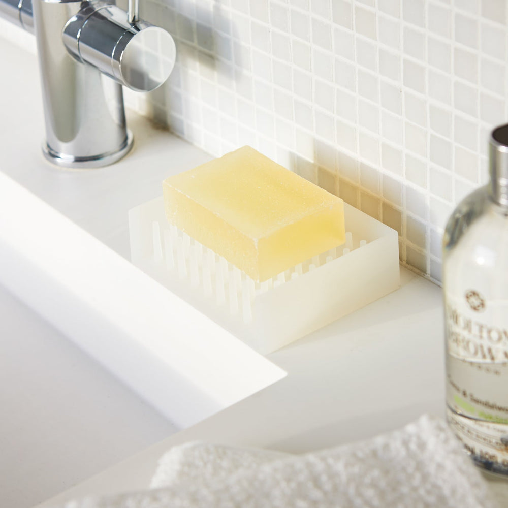 Self-Draining Silicone Soap Dish
