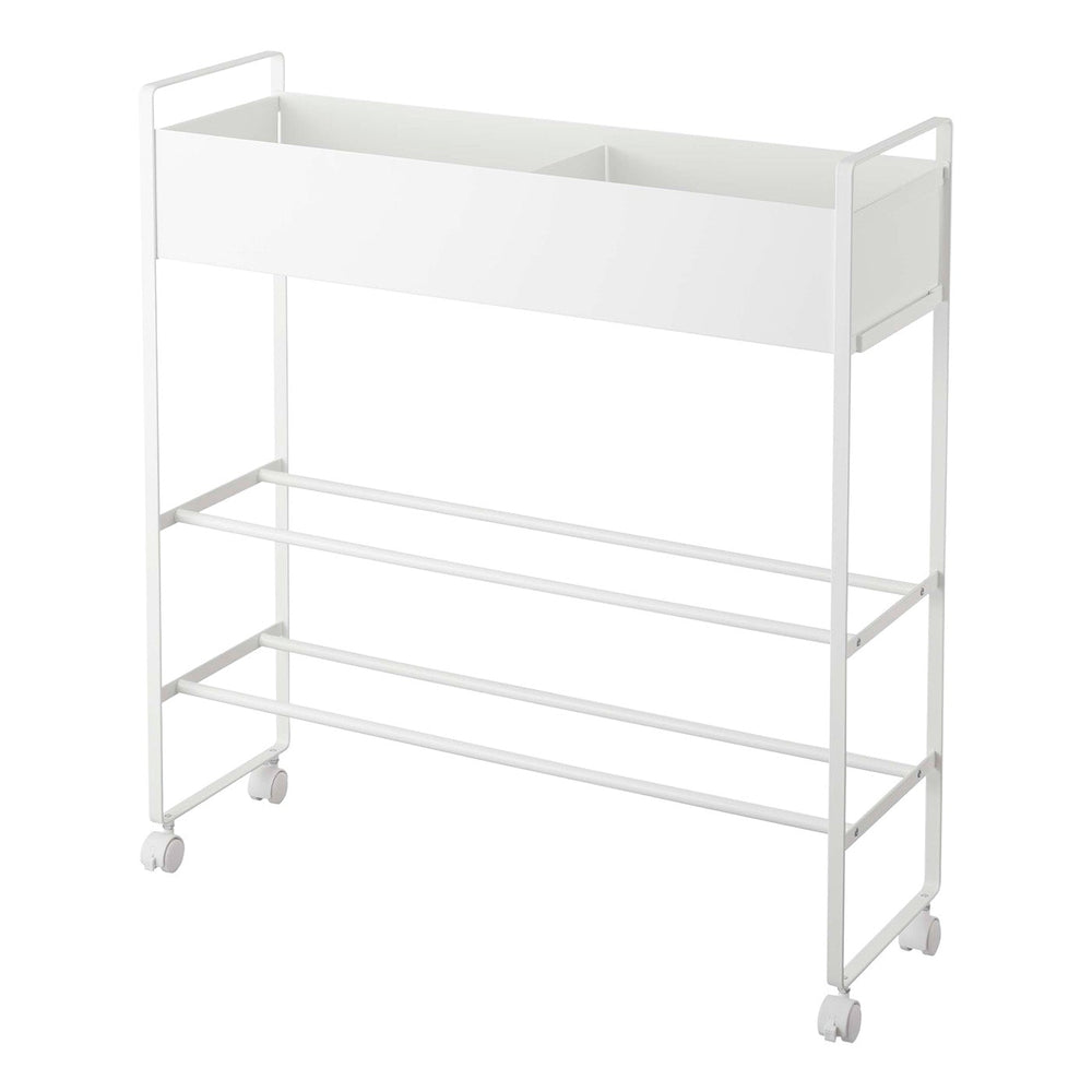 Entryway Storage Cart & Shoe Rack, 29.33" H