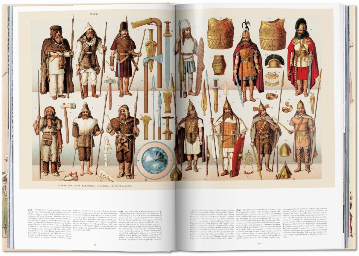 TASCHEN Racinet. The Complete Costume History (German, French, English) - lily & onyx