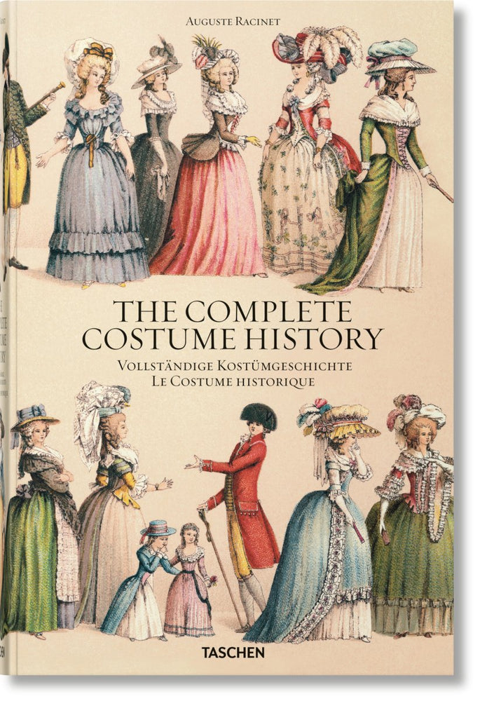 TASCHEN Racinet. The Complete Costume History (German, French, English) - lily & onyx