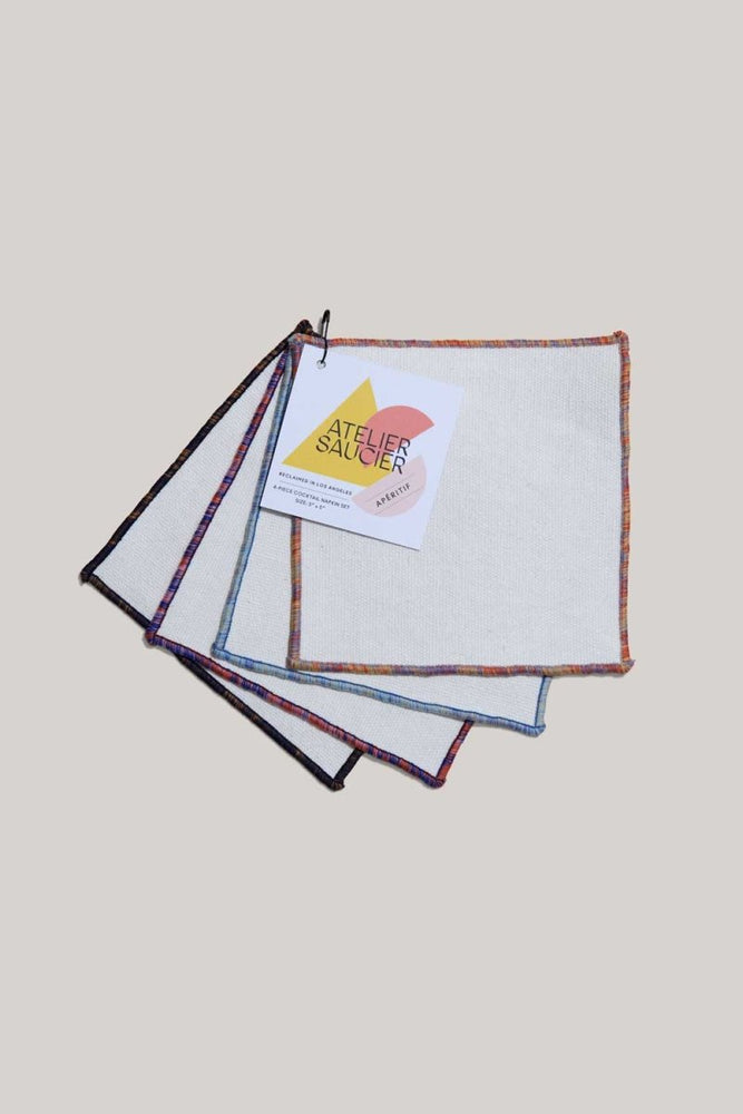 
                      
                        ATELIER SAUCIER Rainbow Sky Cocktail Napkins | Set of 4 - lily & onyx
                      
                    