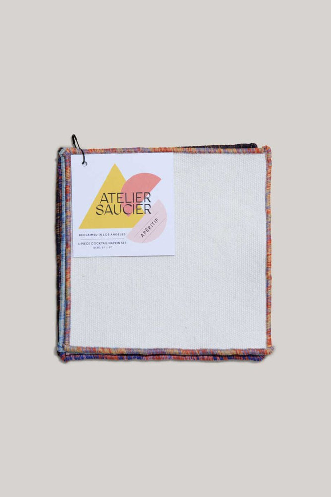 
                      
                        ATELIER SAUCIER Rainbow Sky Cocktail Napkins | Set of 4 - lily & onyx
                      
                    