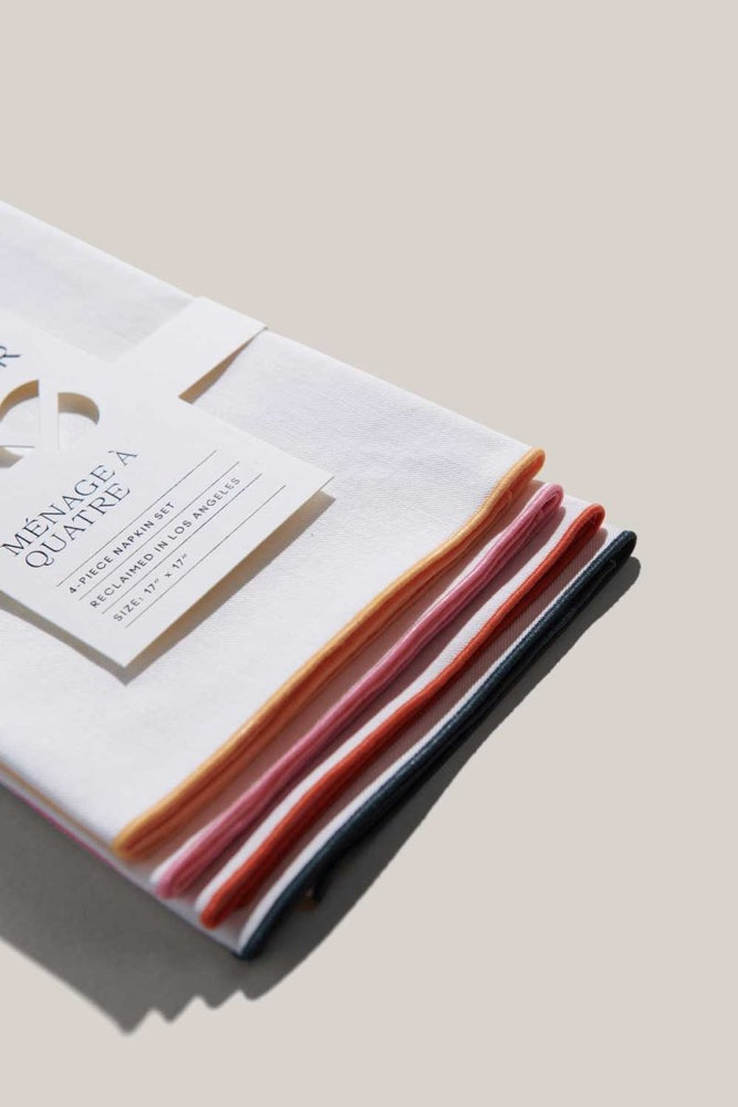 
                      
                        ATELIER SAUCIER Rainbow Twill Napkins | Set of 4 - lily & onyx
                      
                    