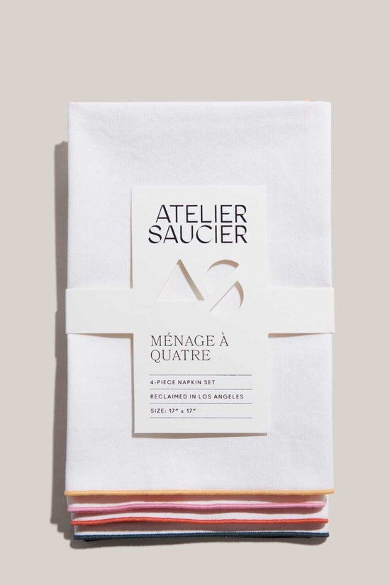 ATELIER SAUCIER Rainbow Twill Napkins | Set of 4 - lily & onyx