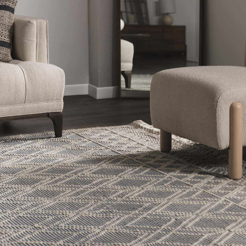 
                      
                        Hauteloom Ramsbury Ivory & Blue Area Rug - lily & onyx
                      
                    
