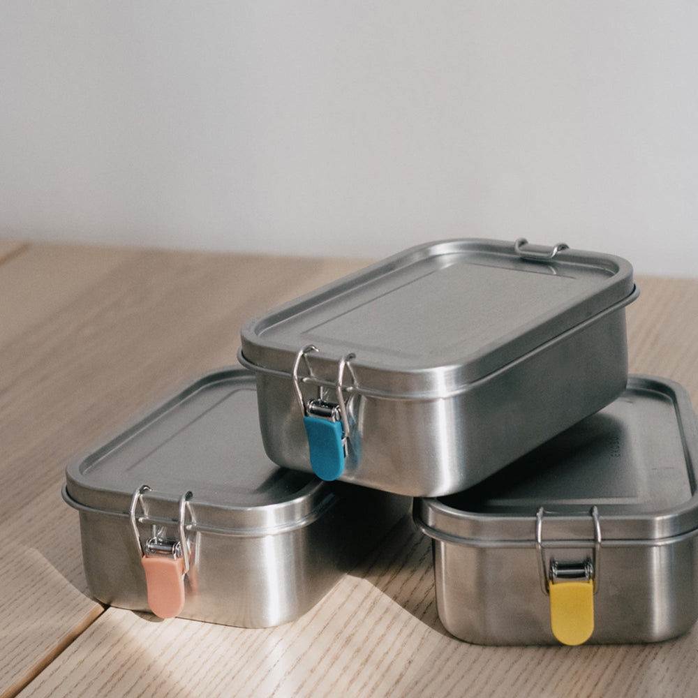 
                      
                        Stainless Steel Lunch Box with Heat Safe Insert - Lemon
                      
                    