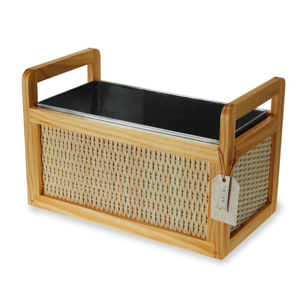 
                      
                        Twine Living Rattan & Wood Beverage Tub - lily & onyx
                      
                    