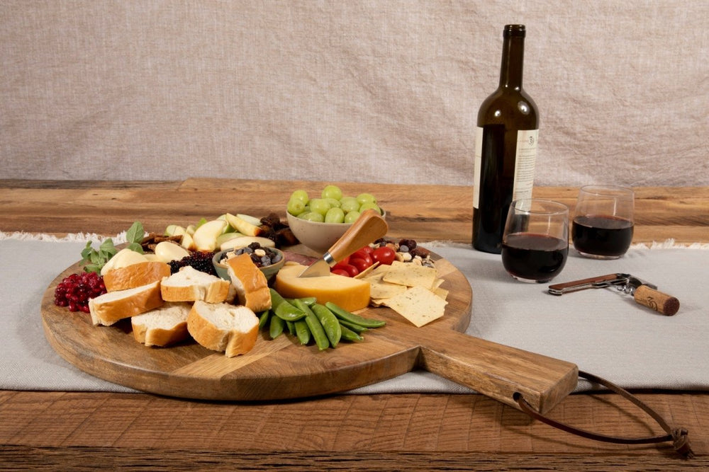 
                      
                        Picnic Time Family of Brands Ravi Round Charcuterie Board - lily & onyx
                      
                    