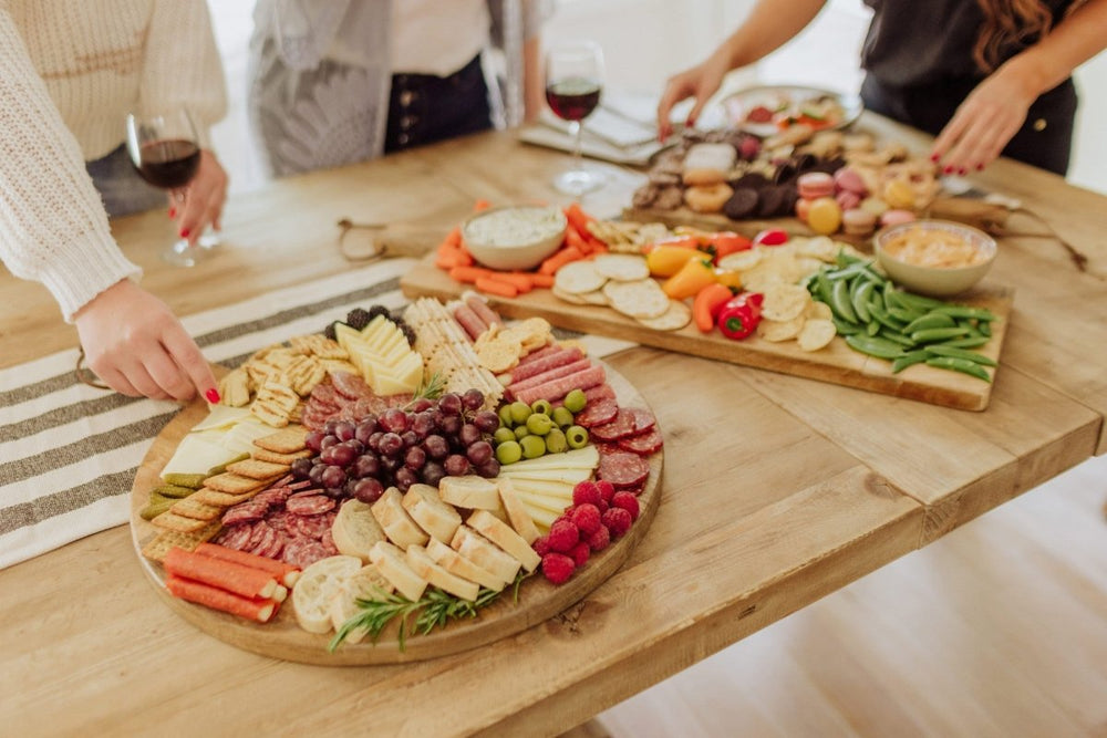 
                      
                        Picnic Time Family of Brands Ravi Round Charcuterie Board - lily & onyx
                      
                    