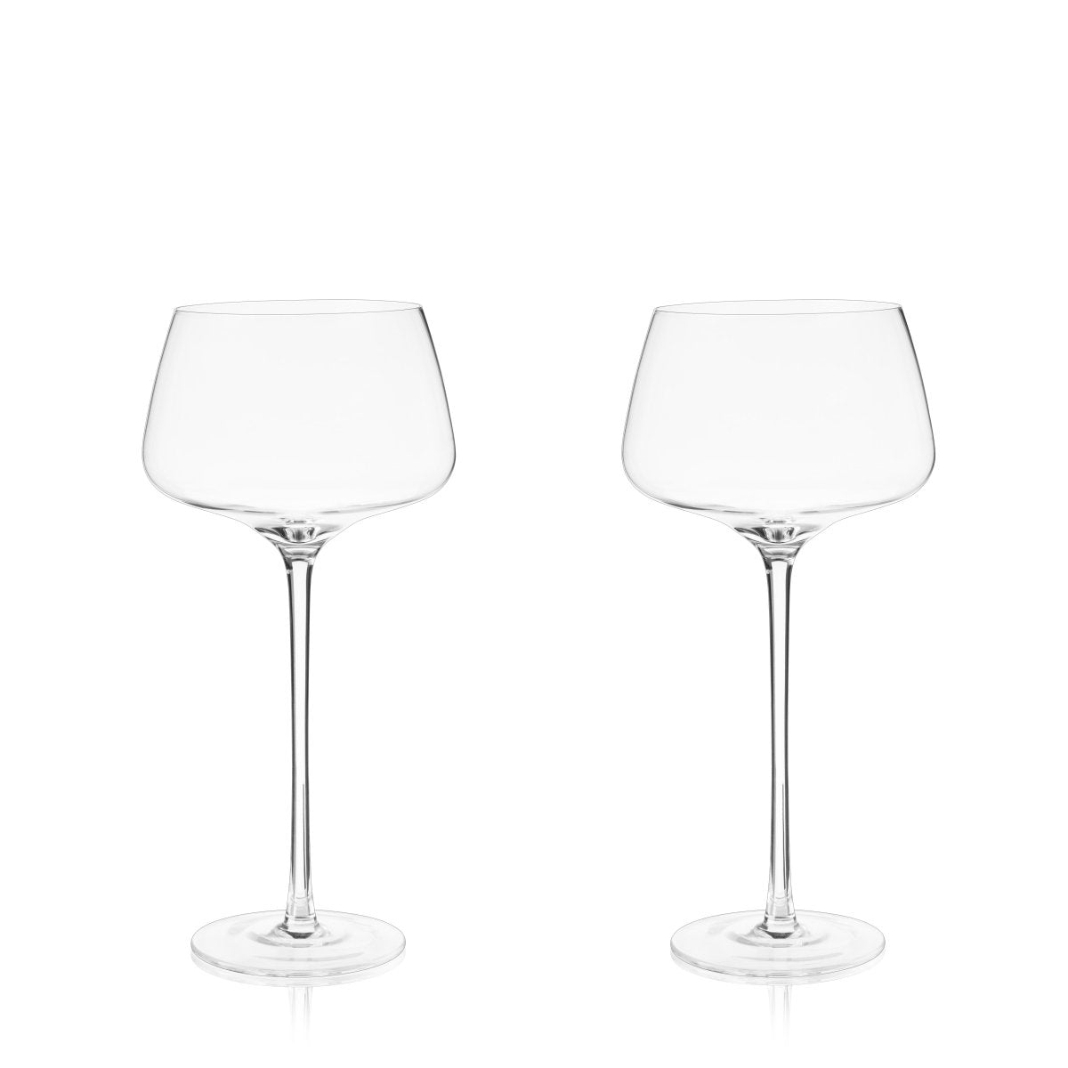 Viski Raye Angled Crystal Amaro Spritz Glasses, Set of 2 - lily & onyx