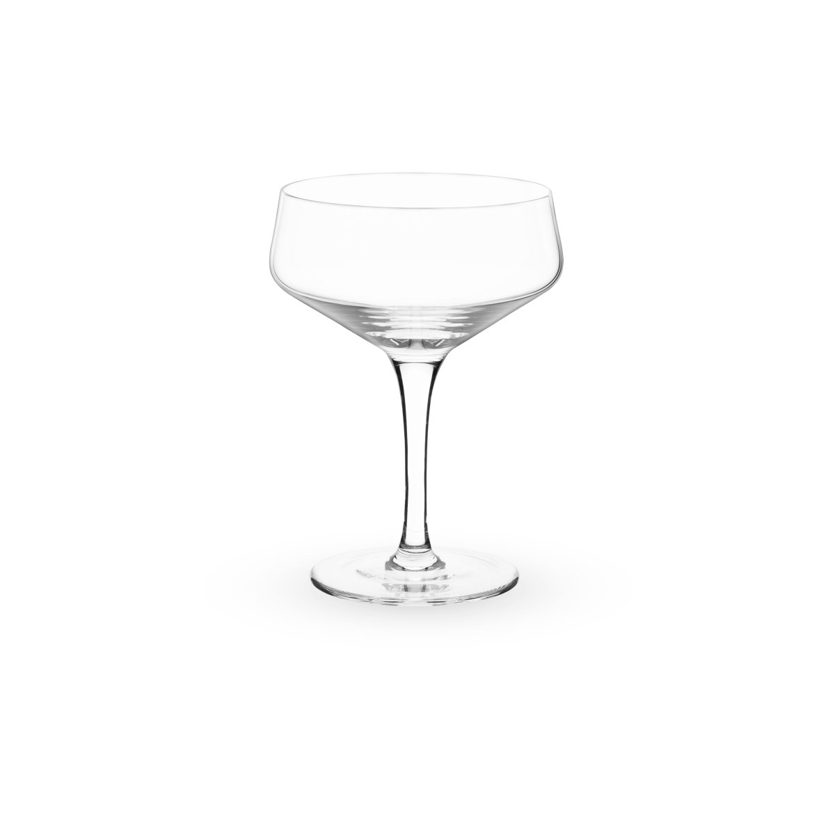 Viski Raye Angled Crystal Coupe Glasses, Set of 2 - lily & onyx