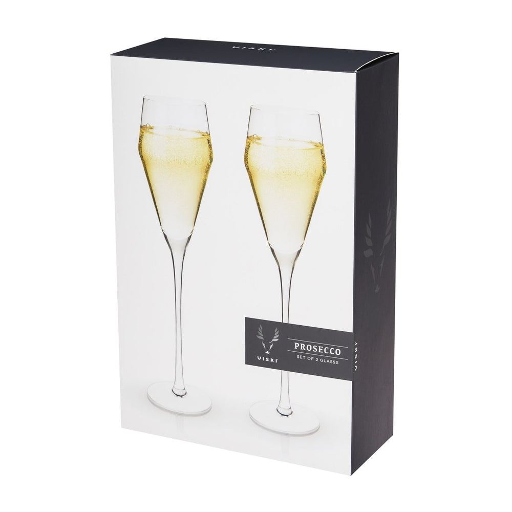 
                      
                        Viski Raye Angled Crystal Prosecco Glasses, Set of 2 - lily & onyx
                      
                    