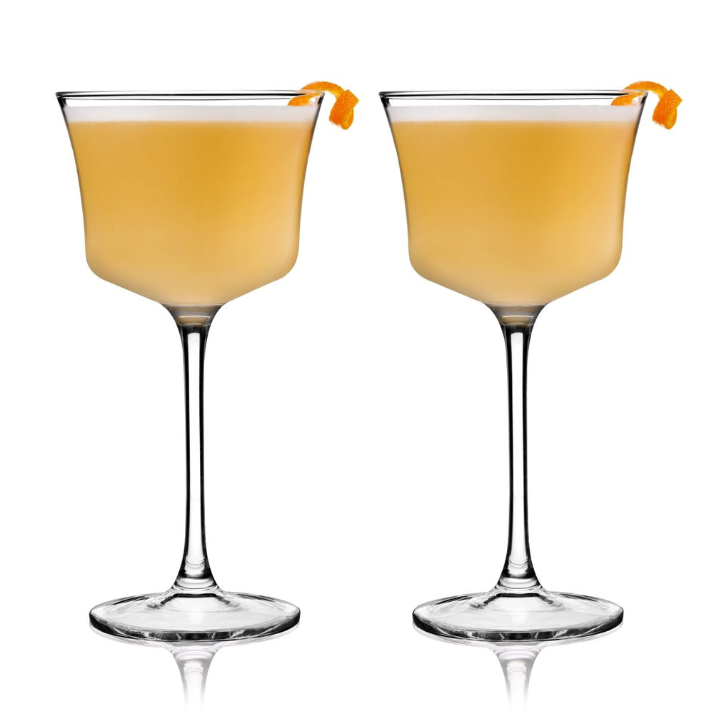 
                      
                        Viski Raye Angled Crystal Sour Glasses, Set of 2 - lily & onyx
                      
                    