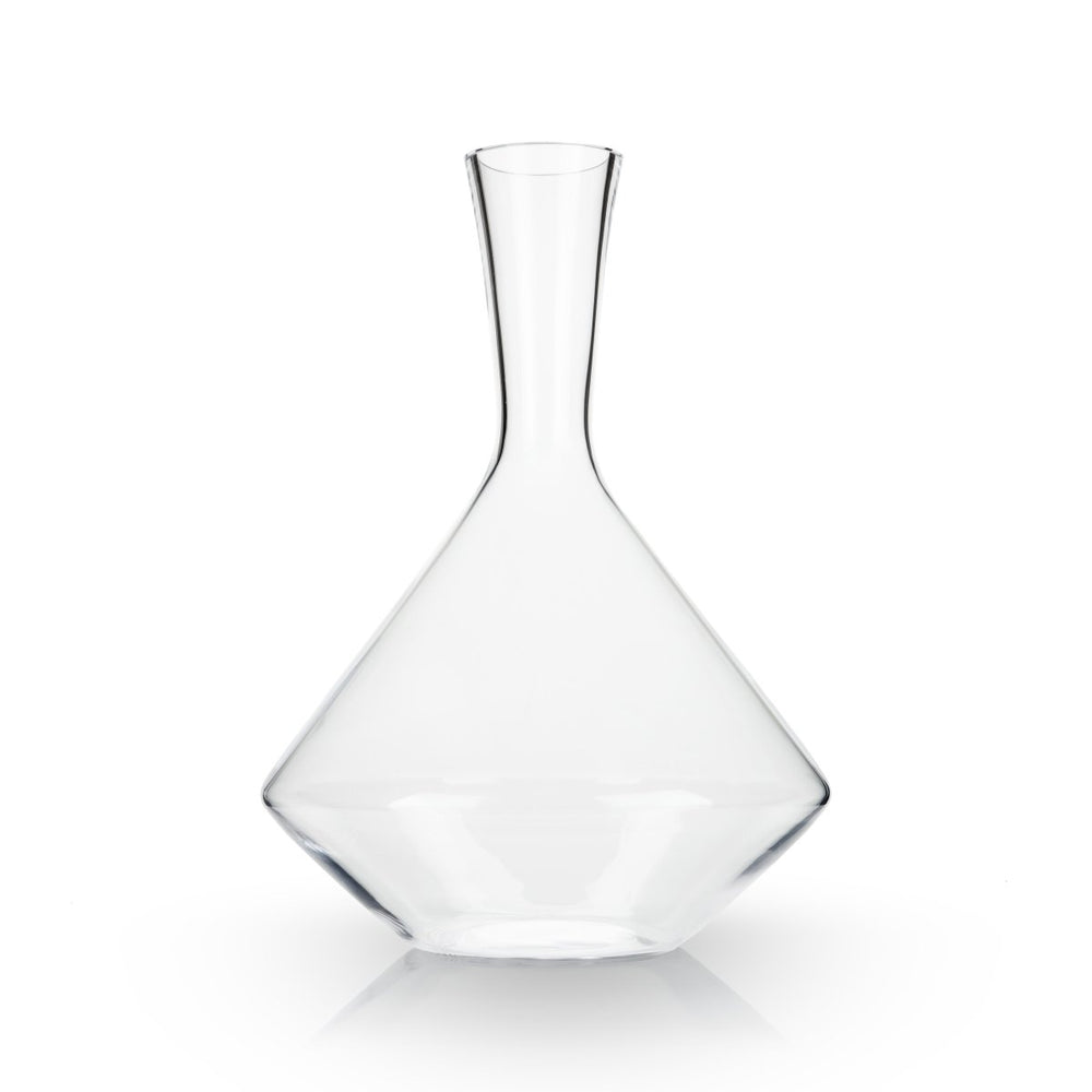 Viski Raye Angled Crystal Wine Decanter - lily & onyx