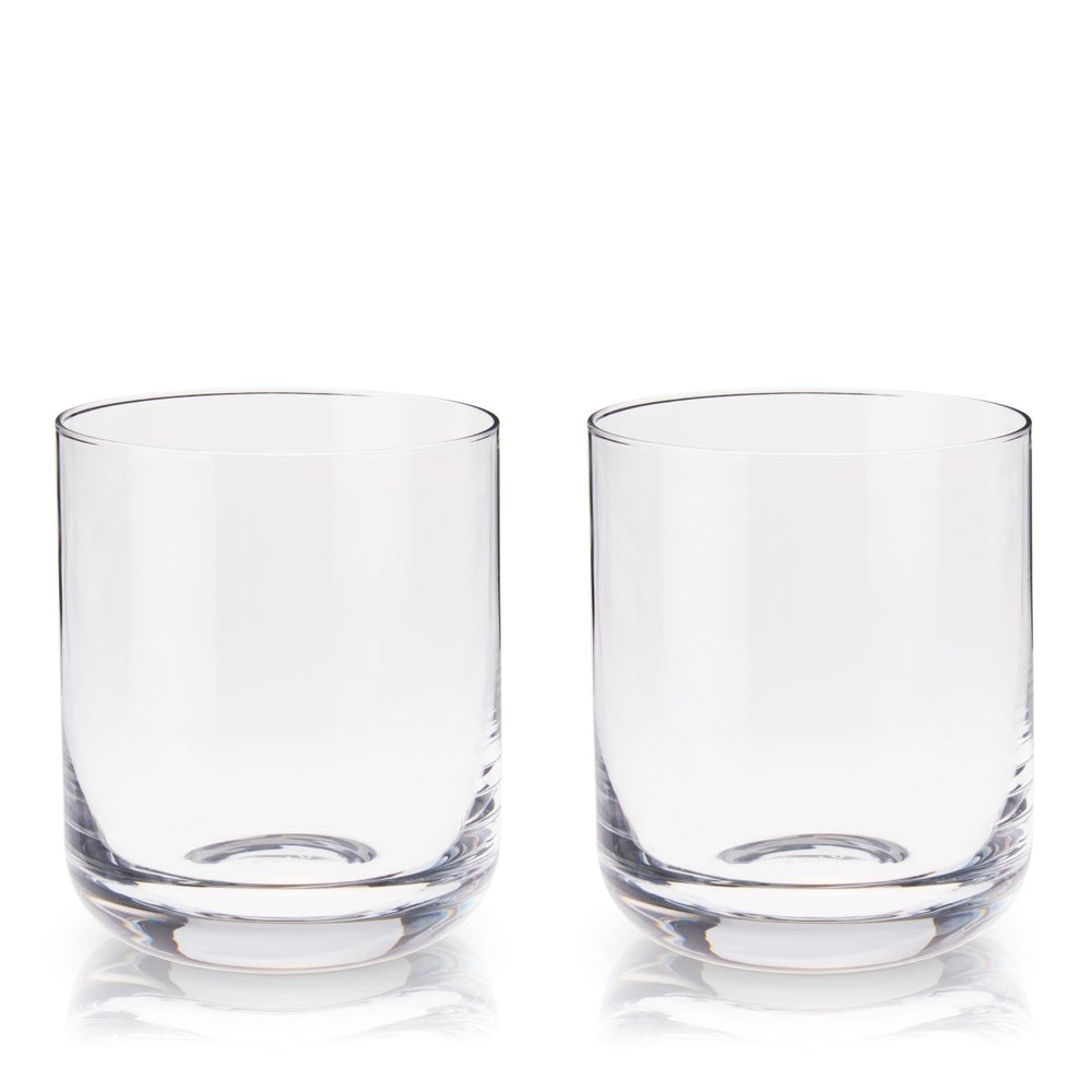 Viski Raye Crystal Tumblers, Set of 2 - lily & onyx
