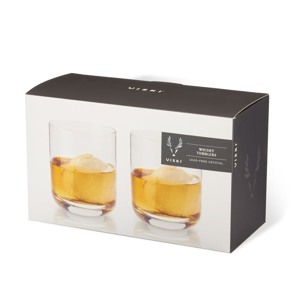 
                      
                        Viski Raye Crystal Tumblers, Set of 2 - lily & onyx
                      
                    