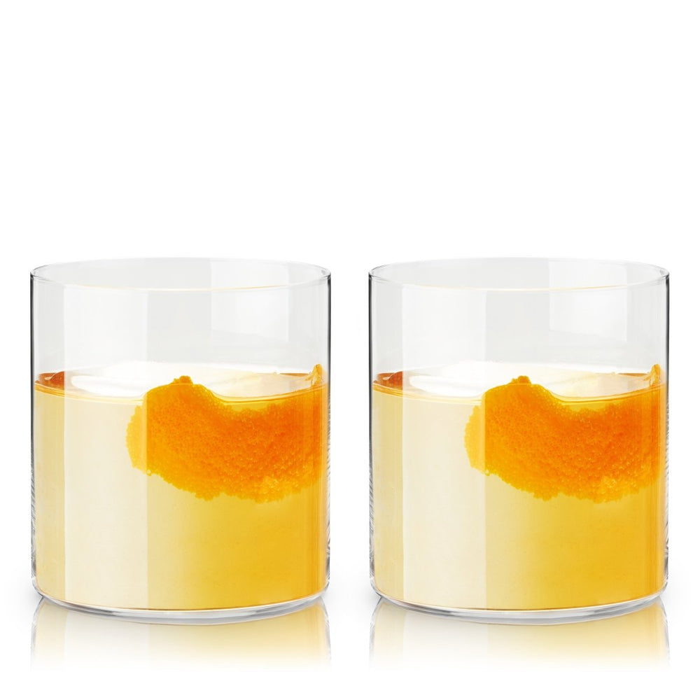 
                      
                        Viski Raye Element Crystal Tumblers, Set of 2 - lily & onyx
                      
                    