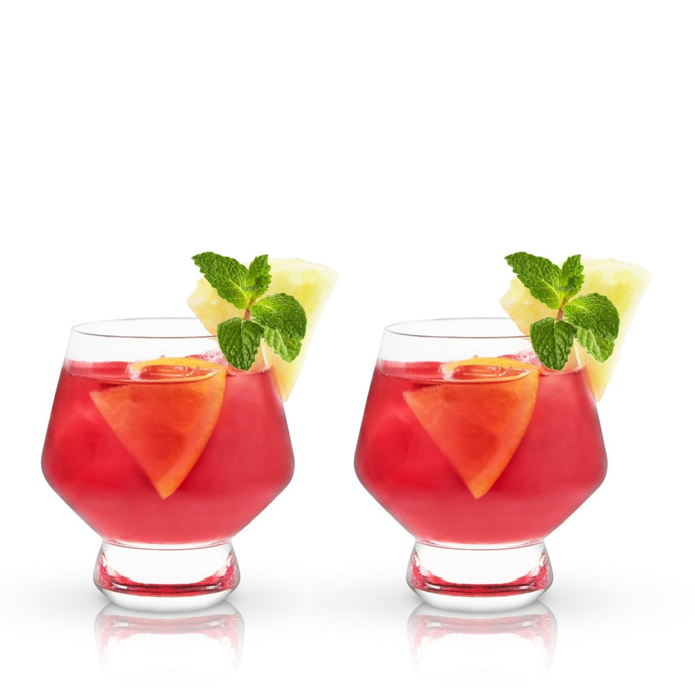 
                      
                        Viski Raye Footed Crystal Punch Glasses, Set of 2 - lily & onyx
                      
                    