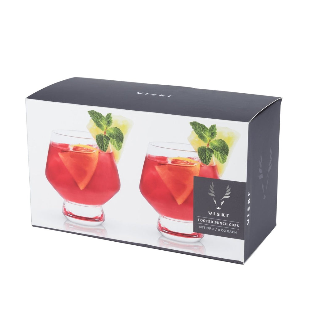 
                      
                        Viski Raye Footed Crystal Punch Glasses, Set of 2 - lily & onyx
                      
                    