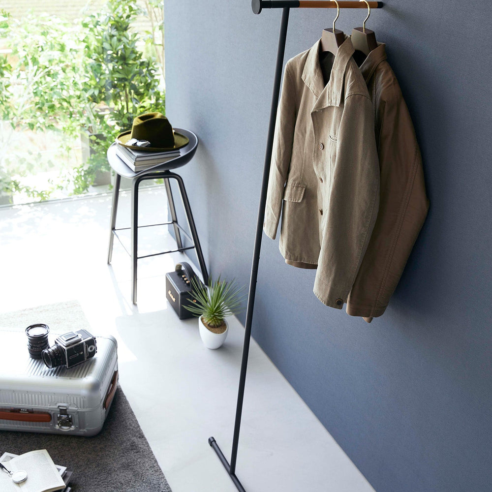 
                      
                        Leaning Steel Clothes Hanger, 64" H
                      
                    