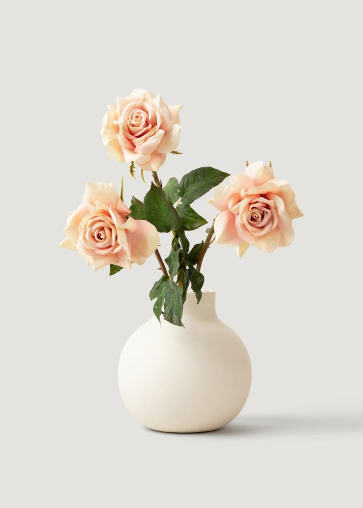 
                      
                        Afloral Real Touch Artificial Duchess Rose in Peach Dust - 20" - lily & onyx
                      
                    