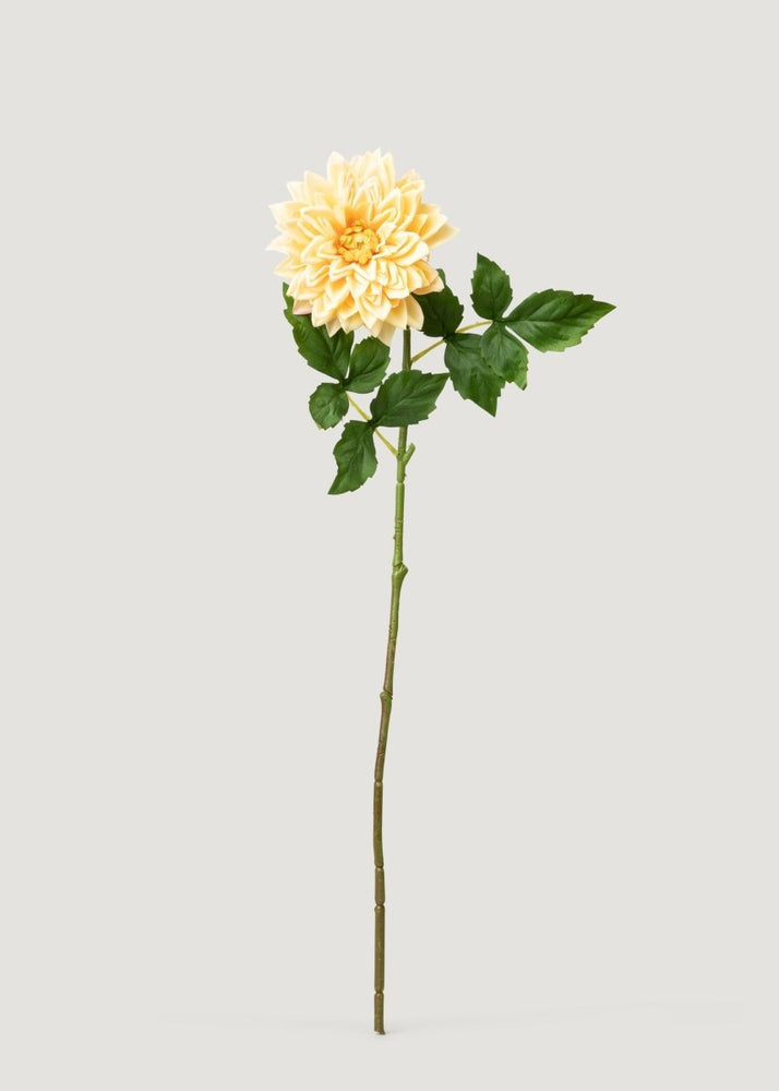 Afloral Real Touch Flowers Fake Dahlia in Yellow - 29" - lily & onyx