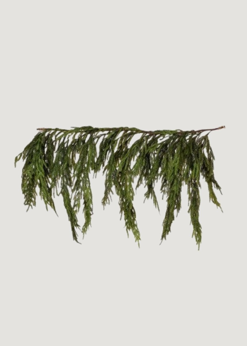 Afloral Real Touch Norfolk Pine Dripping Garland - 40