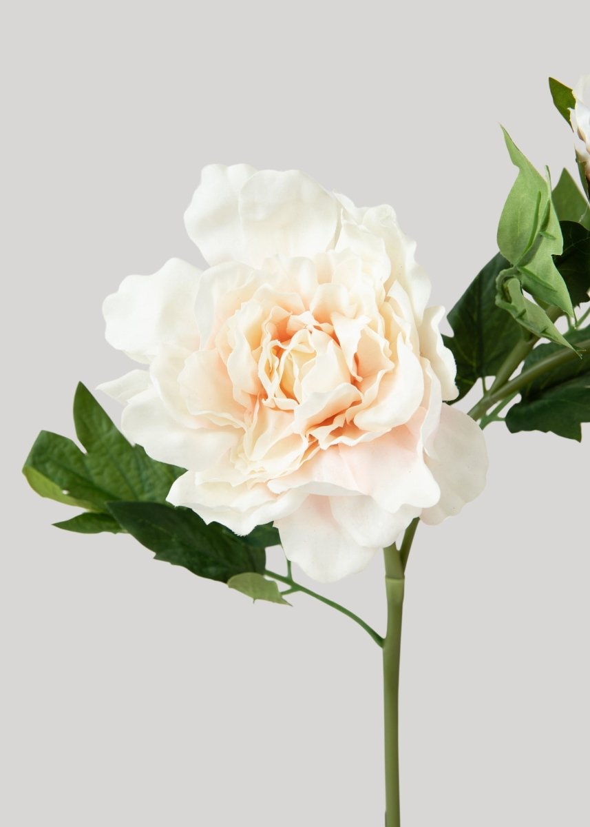 Afloral Real Touch Peony Flowers in Soft Pink - 26" - lily & onyx