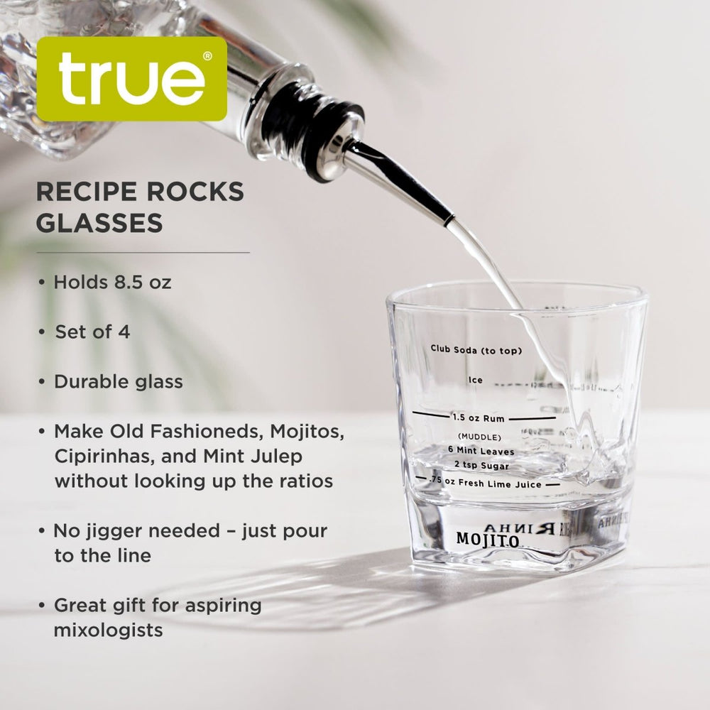 
                      
                        True Recipe Rocks Glasses, Set of 4 - lily & onyx
                      
                    