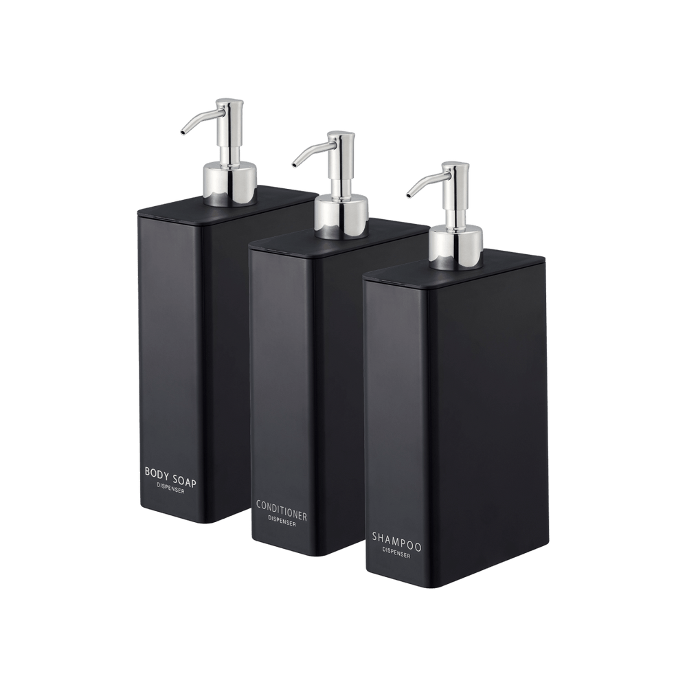 
                      
                        Yamazaki Home Rectangle Dispenser Bundle - Shampoo, Conditioner, and Body Soap - lily & onyx
                      
                    