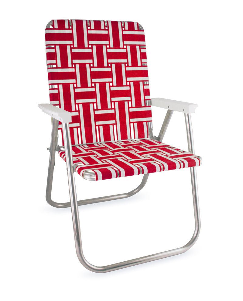 
                      
                        Lawn Chair USA Red and White Stripe Classic Lawn Chair - lily & onyx
                      
                    