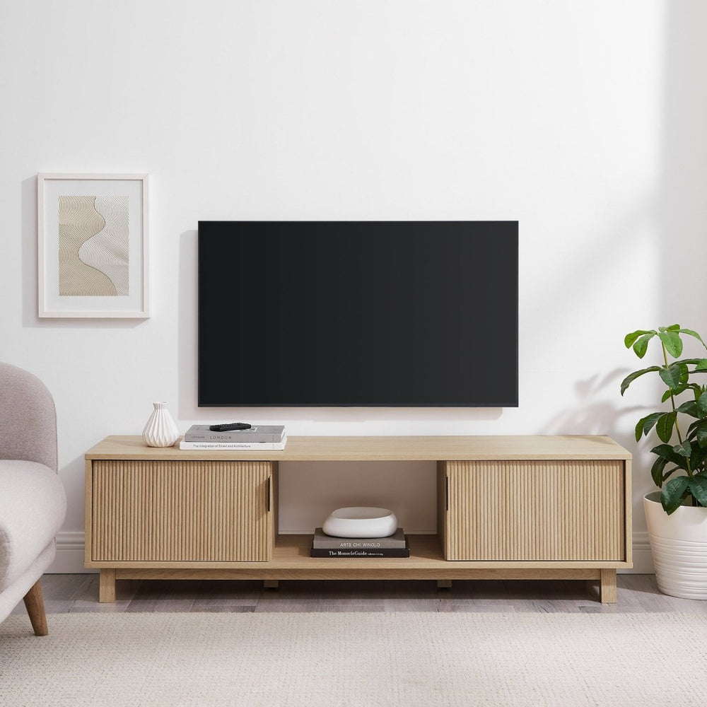 
                      
                        Walker Edison Reema Arundo Scandinavian Reeded TV Stand - lily & onyx
                      
                    