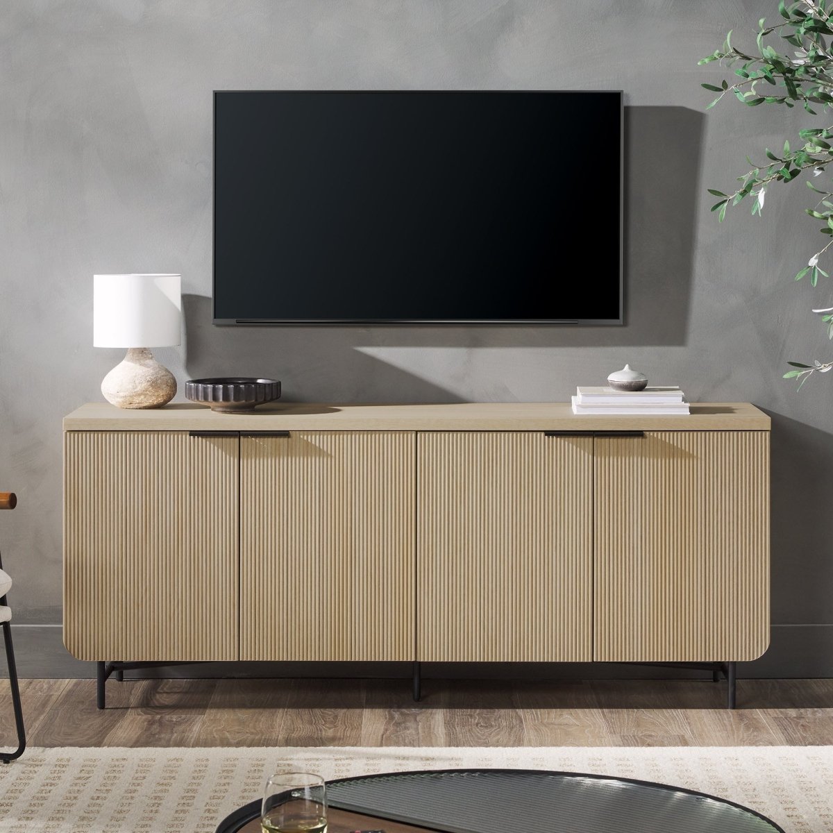 Walker Edison Reema Scandinavian Sideboard - lily & onyx