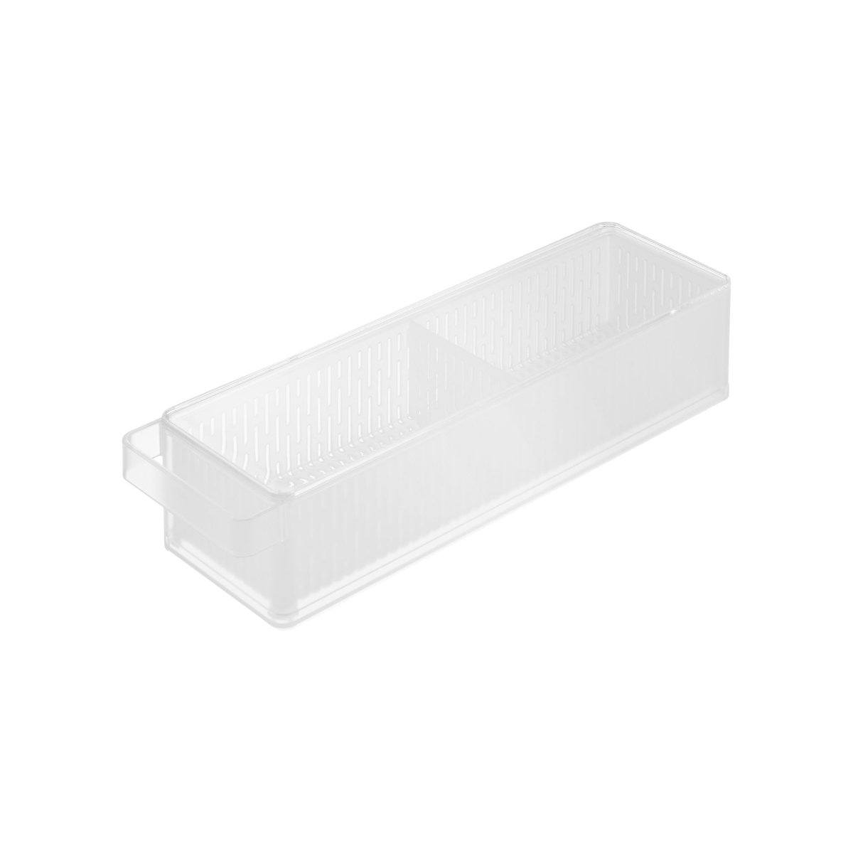 Yamazaki Home Refrigerator Colander with Lid & Divider - lily & onyx