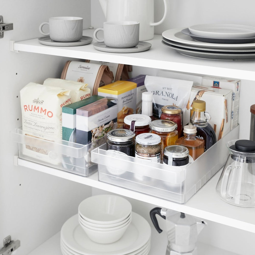 
                      
                        Yamazaki Home Refrigerator Organizer Bin, Wide - lily & onyx
                      
                    