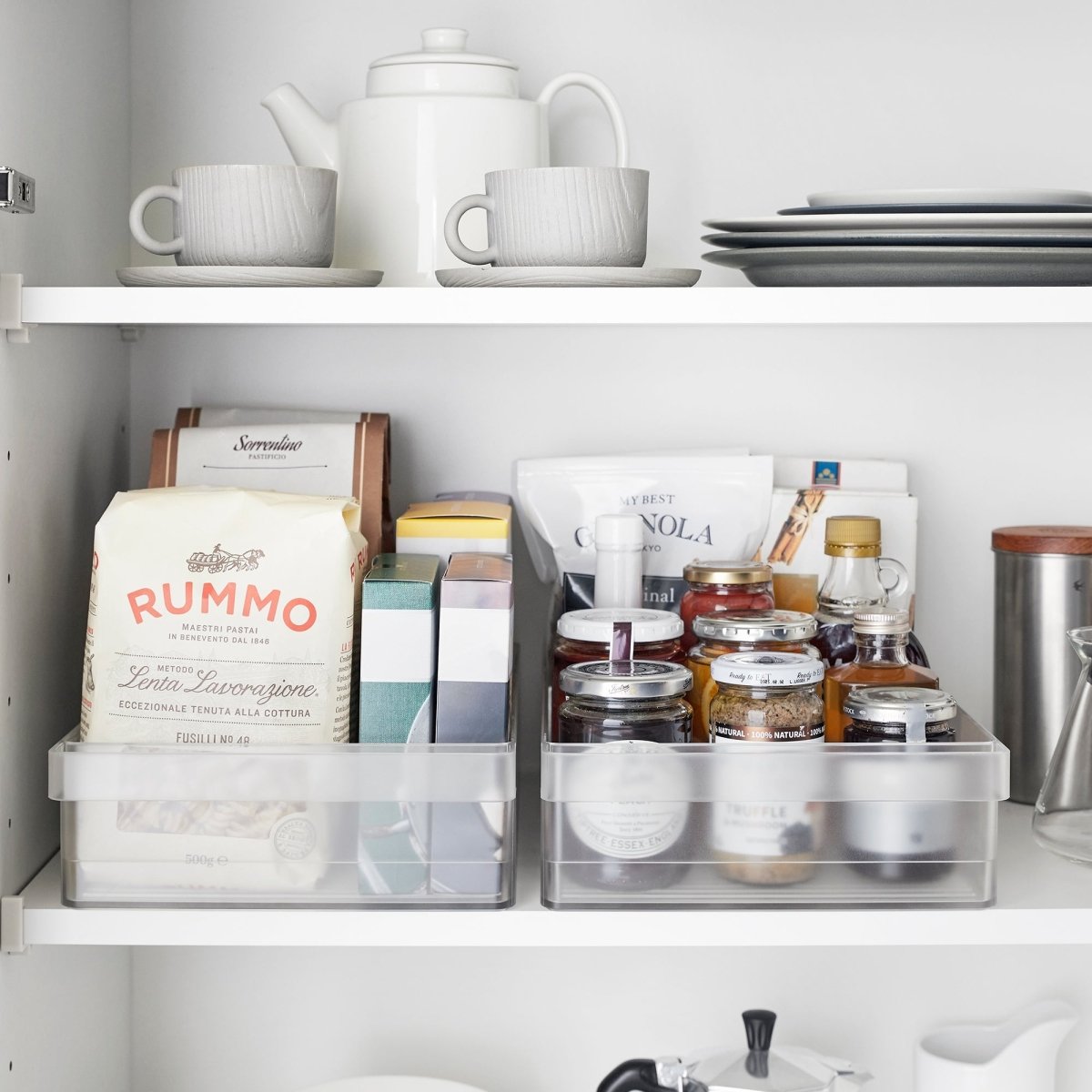 Yamazaki Home Refrigerator Organizer Bin, Wide - lily & onyx
