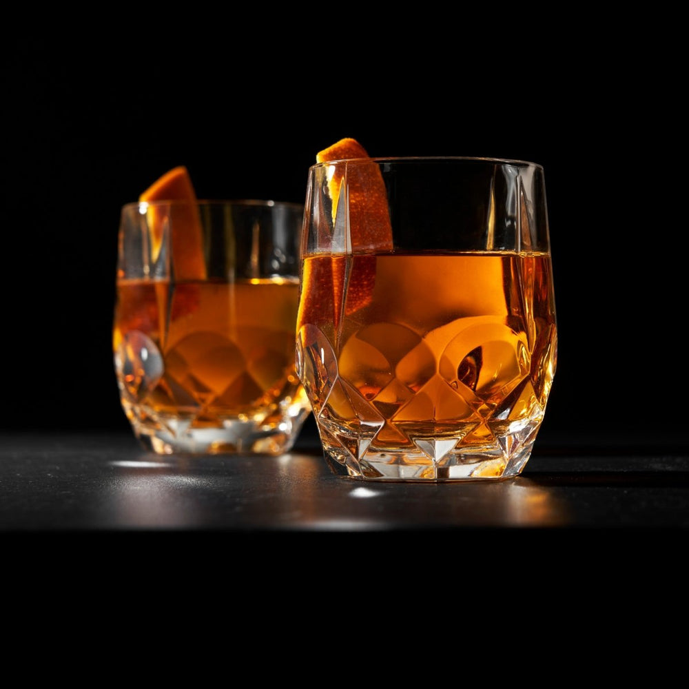 
                      
                        Viski Reserve Bruno Crystal Cocktail Glasses, Set of 2 - lily & onyx
                      
                    